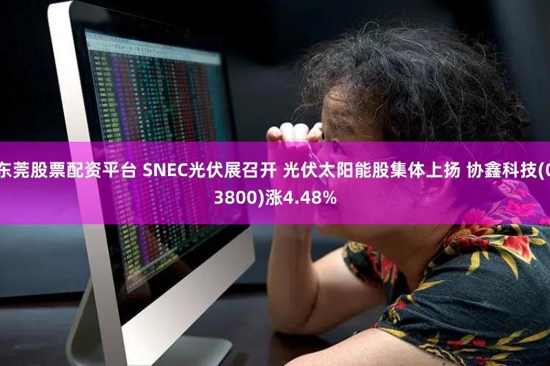 东莞股票配资平台 SNEC光伏展召开 光伏太阳能股集体上扬 协鑫科技(03800)涨4.48%